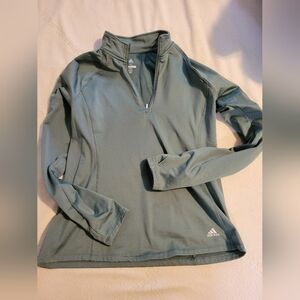 Womens Size Medium Adidas Golf 3/4zip Pull Over